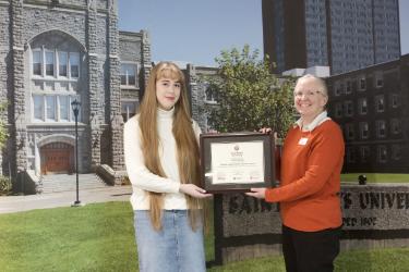 Ella with Dr. Roby Austin