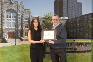 Maria and Dr. Michel Delorme